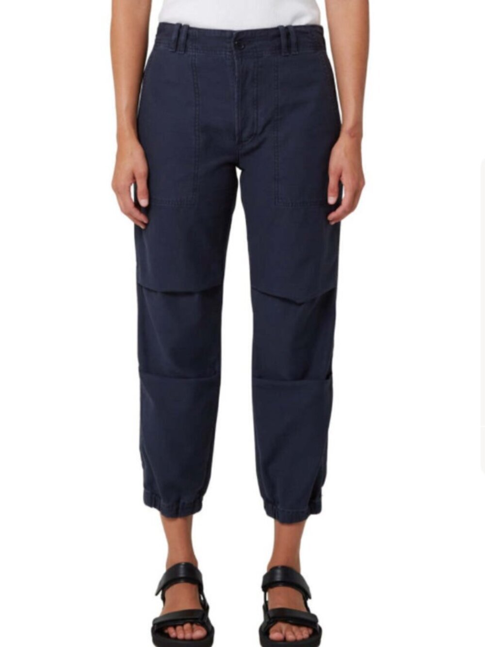 CITIZENS of HUMANITY Agni Utility Trouser Cropped in Washed Marine Blue